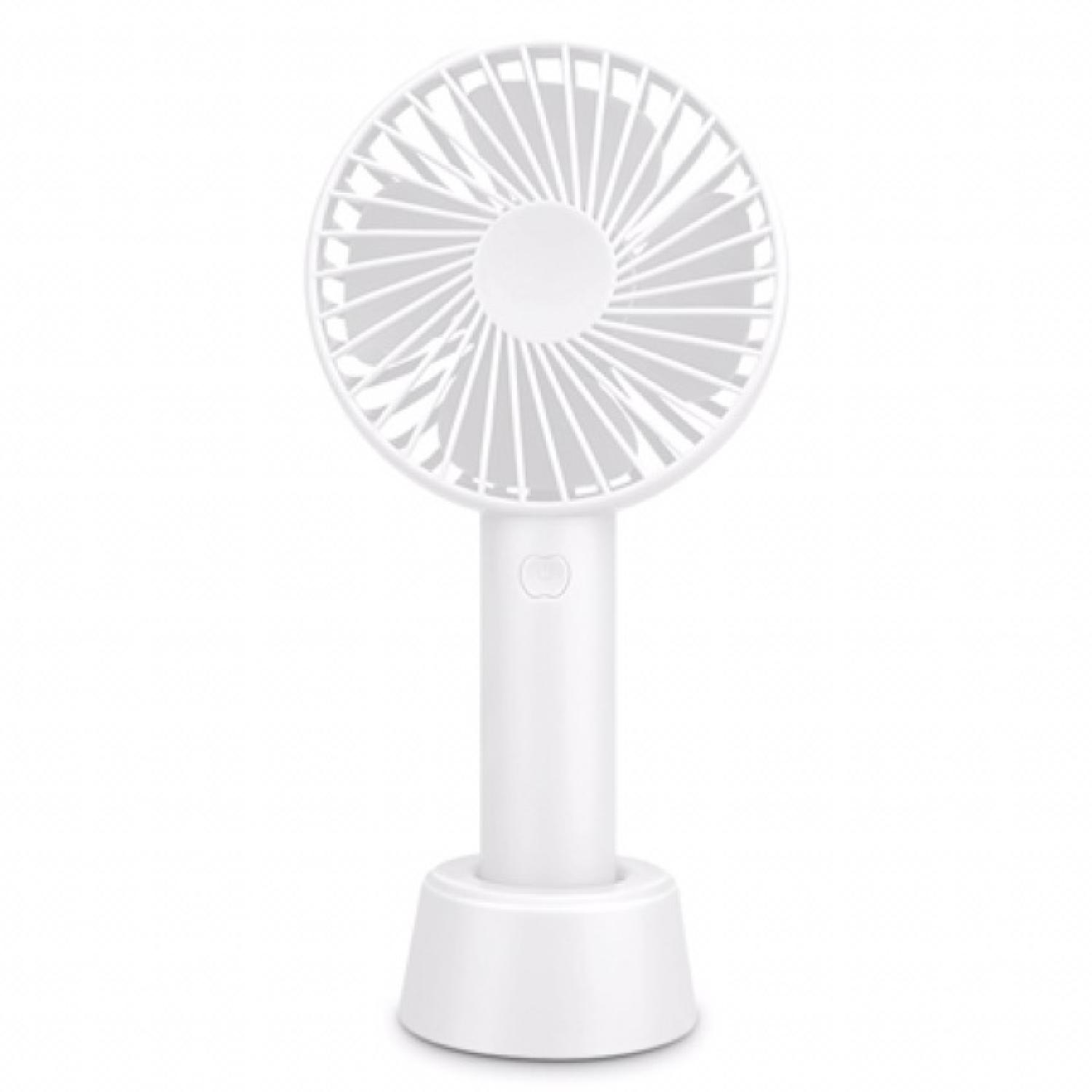 Quạt mini tích điện cầm tay có đế 3 tốc độ