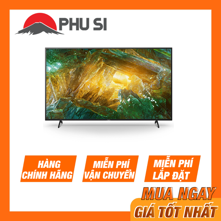 [Trả góp 0%]Android Tivi Sony 4K 75 inch KD-75X8050H