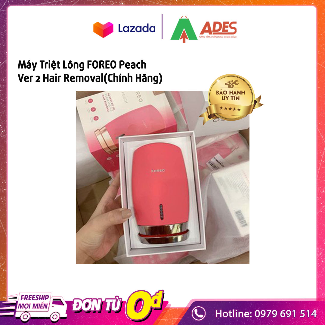 [DEAL HOT] Máy Triệt Lông FOREO Peach Ver 2 Hair Removal