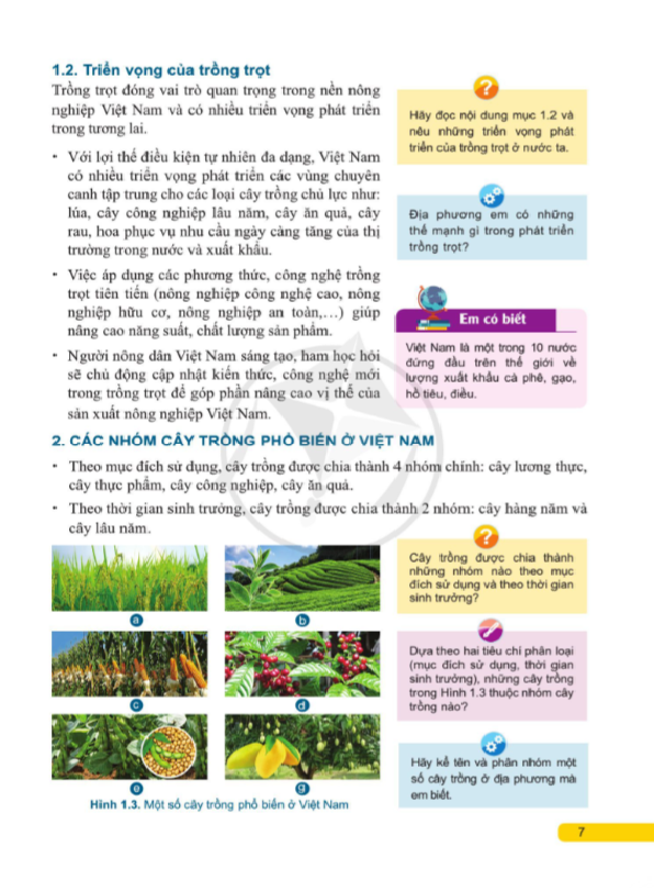 Công Nghệ Lớp 7 - Cánh Diều