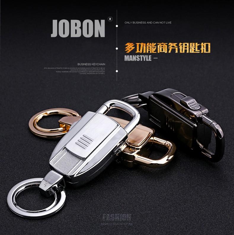 Móc Khóa kiêm bật lửa Móc Chìa Khóa Jobon Key Chains ZB-8755-3 Có Quẹt Lửa
