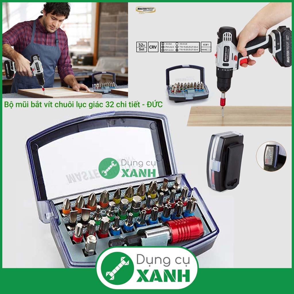 Bộ 32 đầu bắt vít ĐỨC- phụ kiện máy khoan bắt vít
