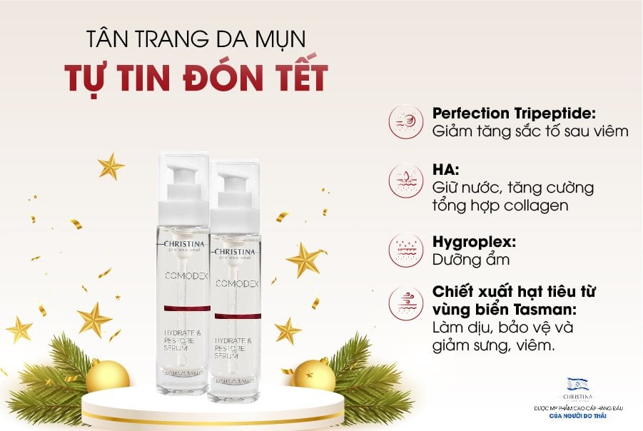 Serum Cấp Ẩm Cho Da Mụn Christina Comodex Hydrate & Restore Serum