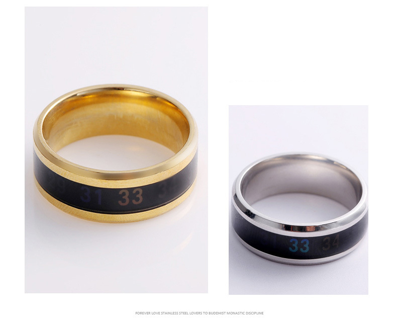 Nhẫn nam đo nhiệt độ thông minh - ring smart