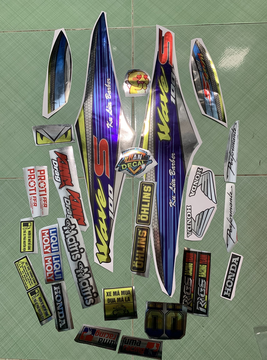 Tem wave alpha xanh crom 2006-2021