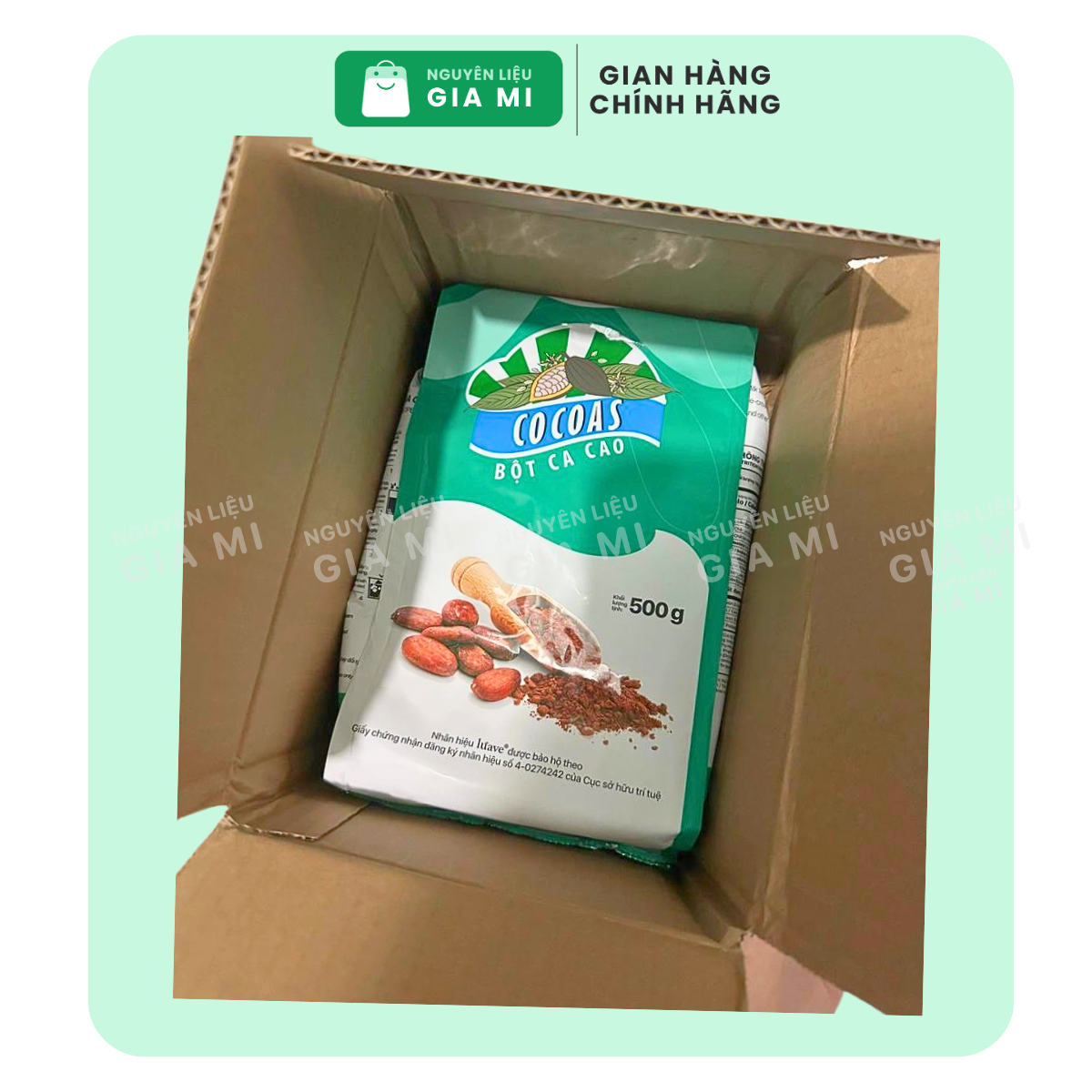 Bột Cacao Cacao Luave gói 500g