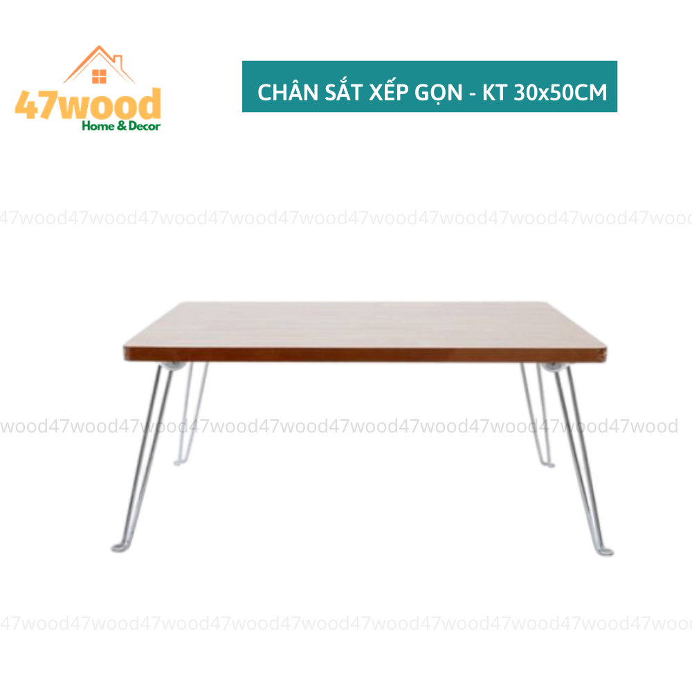 BÀN XẾP CHÂN SẮT KÍCH THƯỚC 30X50CM - BÀN XẾP CHO TRẺ EM ĐA NĂNG