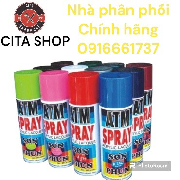 Sơn xịt ATM Spray Đủ Màu (400ml) [Giá tốt nhất thị trường]