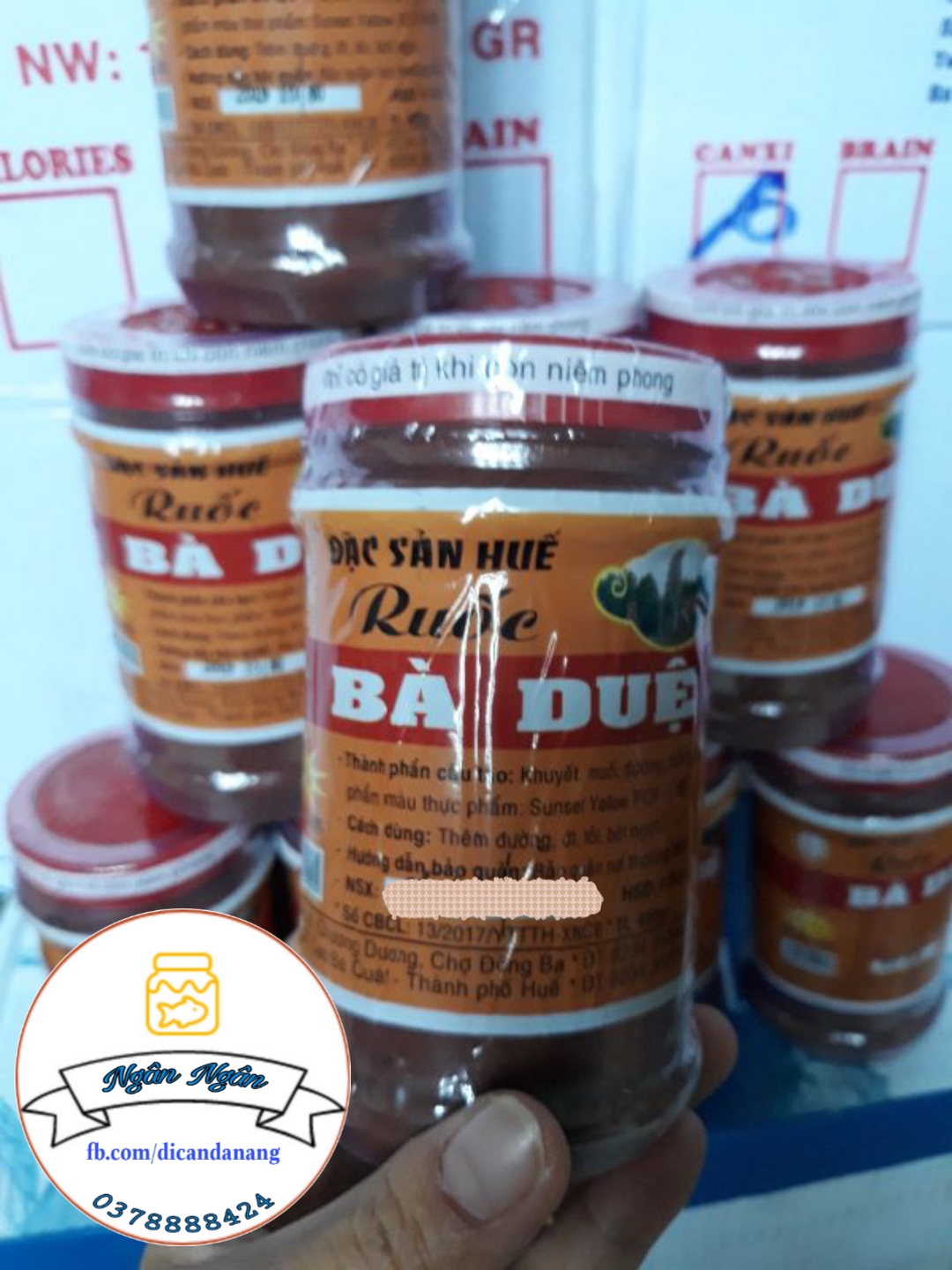[HCM]Mắm ruốc Bà Duệ hủ 400g