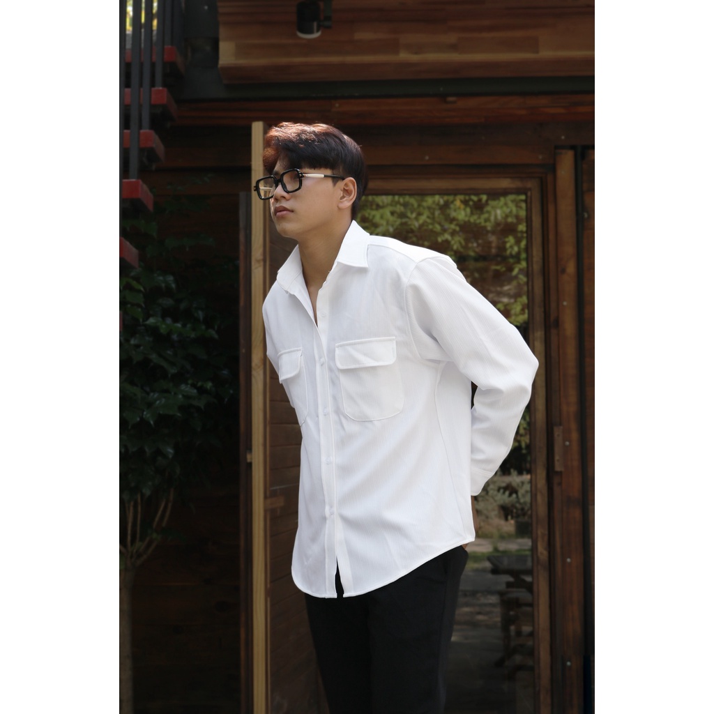 Somi Bố, Form Rộng Tay Dài Trắng Đen