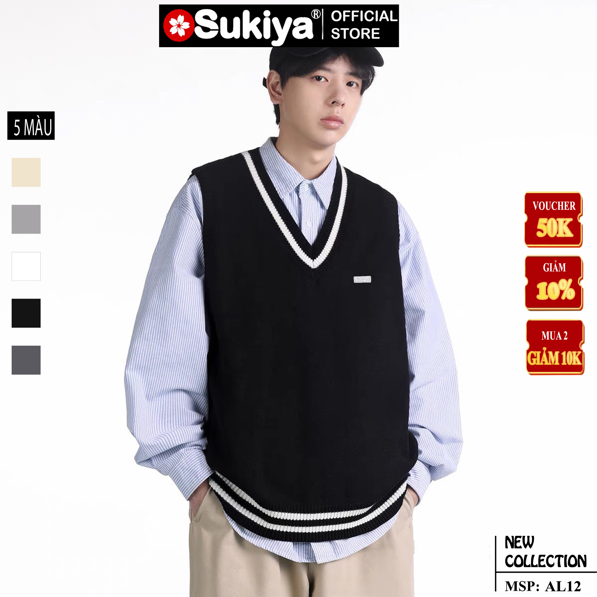 Áo Len Nam Ghile SUKIYA Chất Len Lông Thỏ Mềm Mại Đủ Size AL31