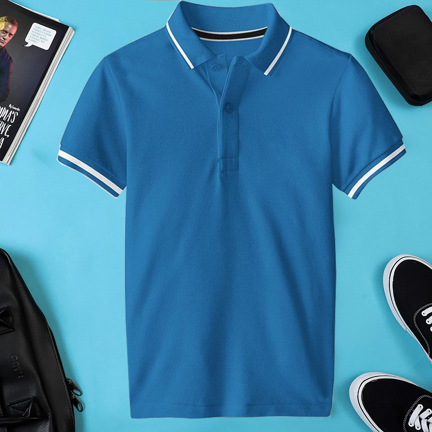 Áo Thun Nam Polo phối viền chất vải cotton co dãn 4 chiều mịn mát sang trọng lịch lãm PLOVIEN213