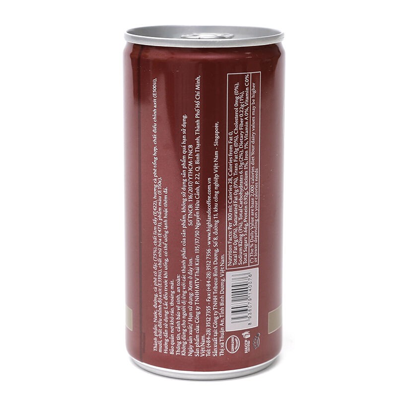 1 lon Cà phê Sữa Highlands Coffee