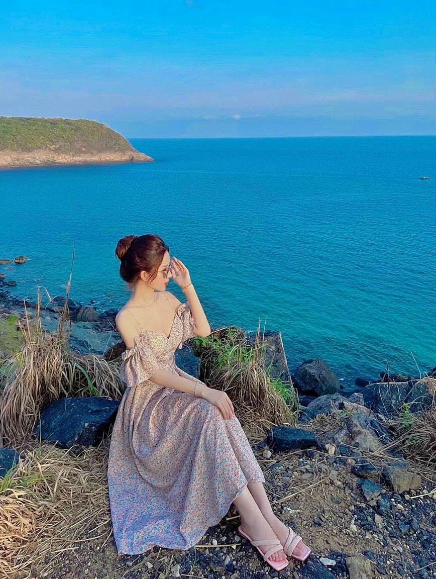 [Đầm mới] đầm maxi lụa hoa hai dây có mút ngực kiểu đầm maxi tiểu thư chất lụa dày dặn mịn da thời trang thiết kế LANCHI