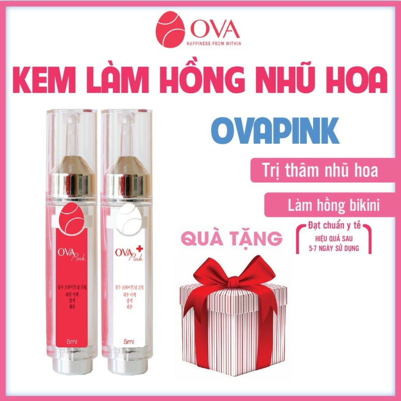 KEM LAMG HỒNG NHŨ HOA OVAPINK cao cấp