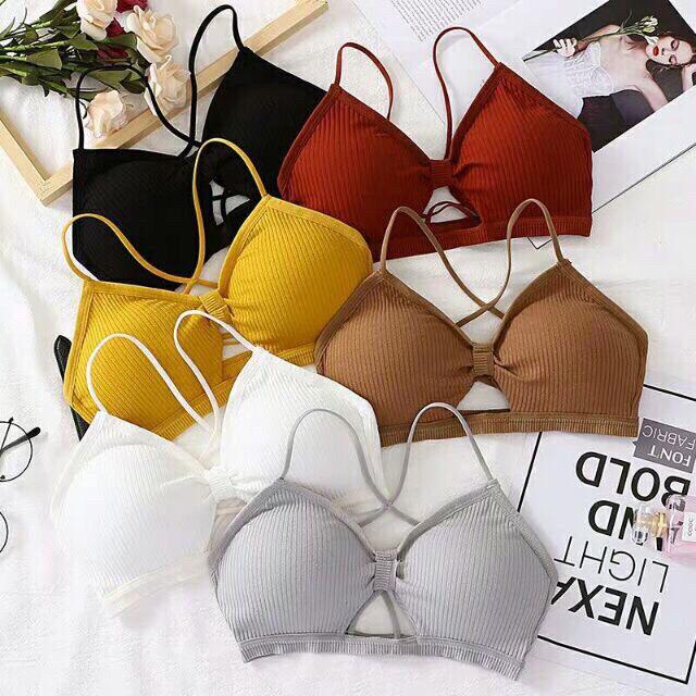 Áo bra nơ đan dây lưng siêu Sexy