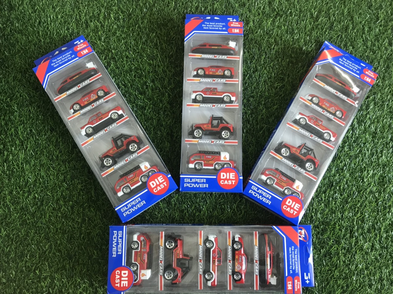 Combo 5 xe cứu hỏa mini