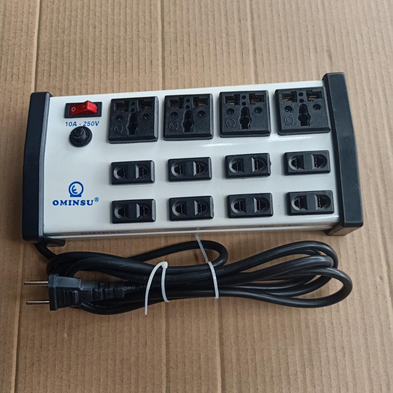 Ổ dây cao cấp 4 cửa đa năng, 8 cửa đơn dài 2,5 mét OMINSU