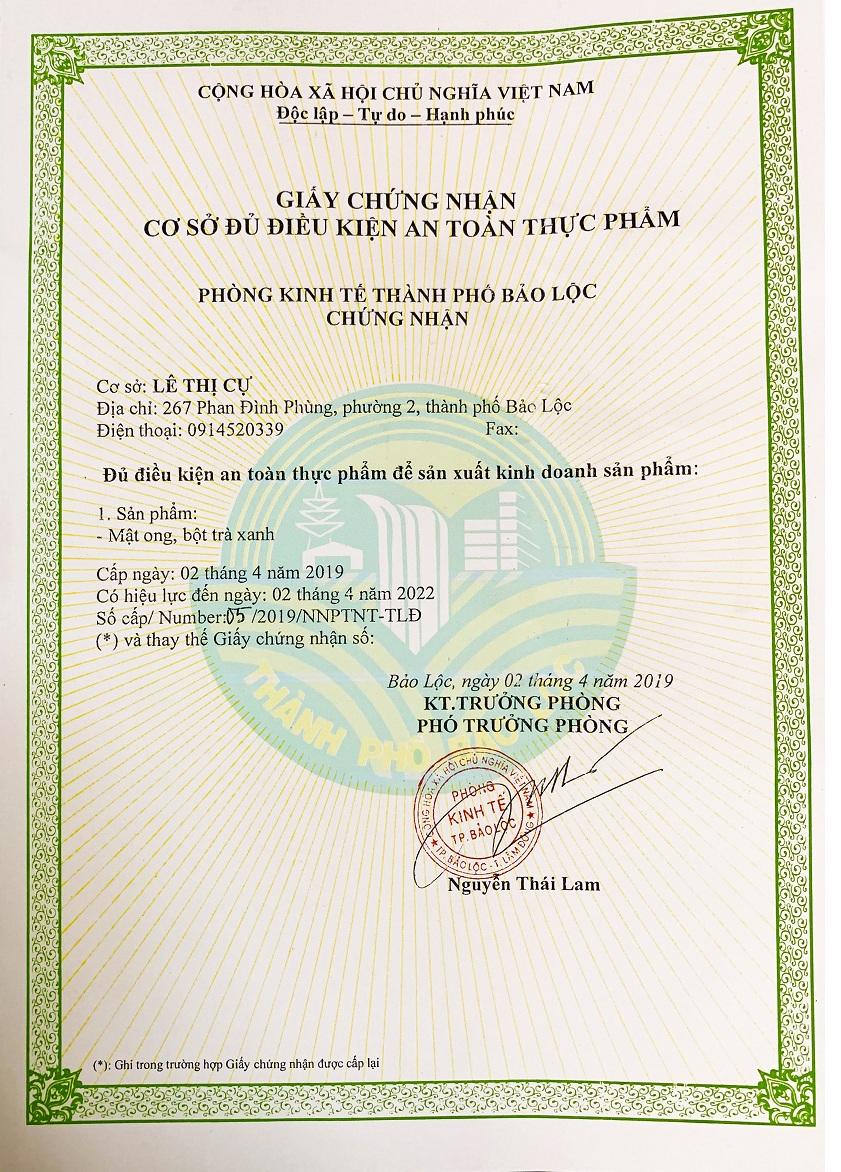 Bột Trà Xanh Cô Cự Loại Ô Long 100g