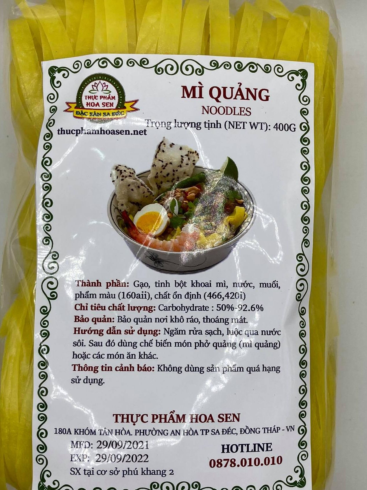 Mì quảng 400g