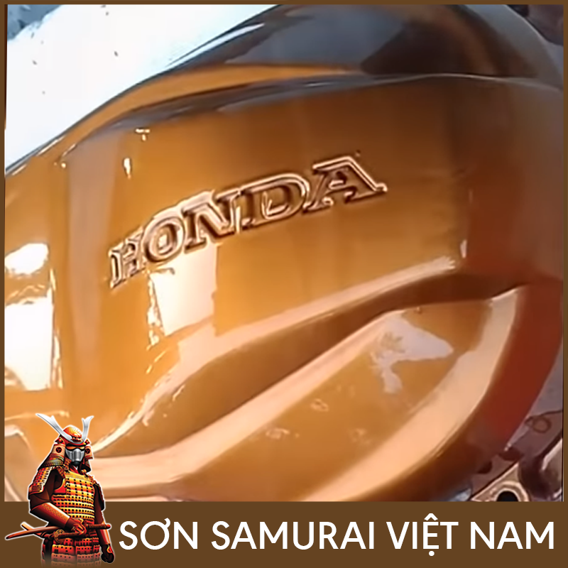 Sơn samurai màu đồng - Chai sơn EP41 vàng đồng sơn xịt samurai