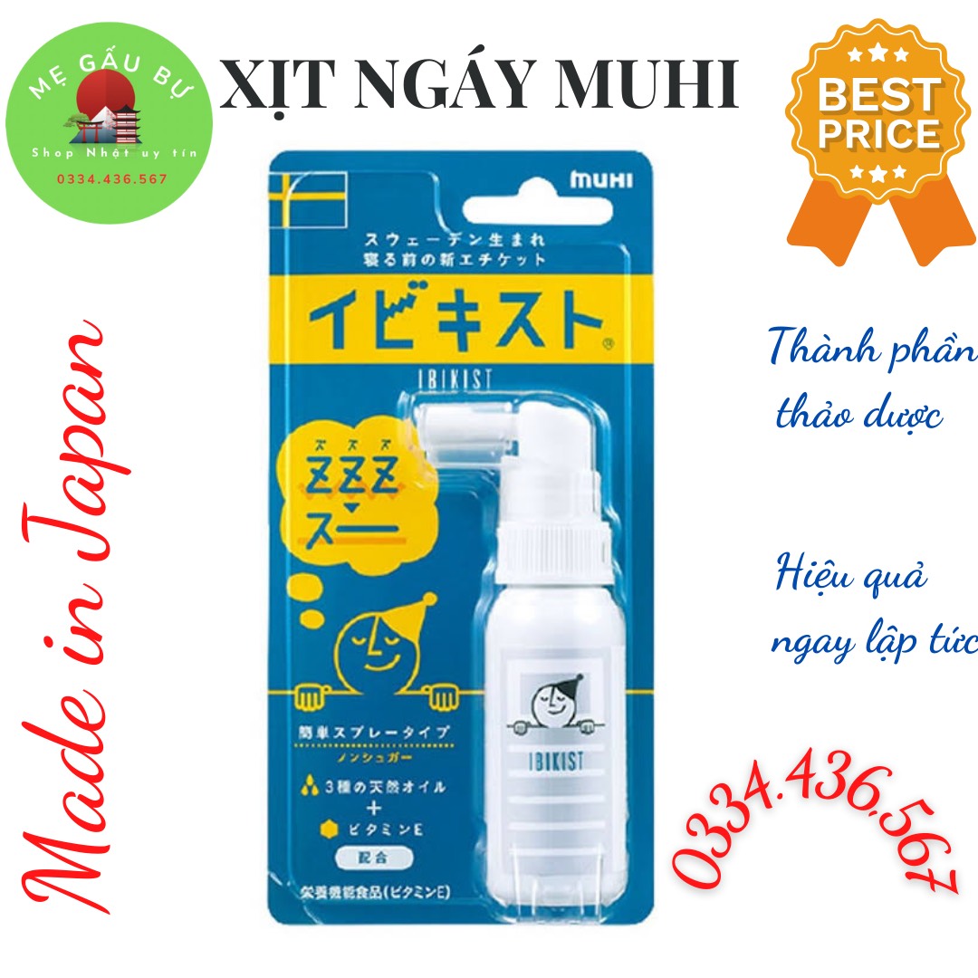 Muhi anti-snoring spray - Made in Japan