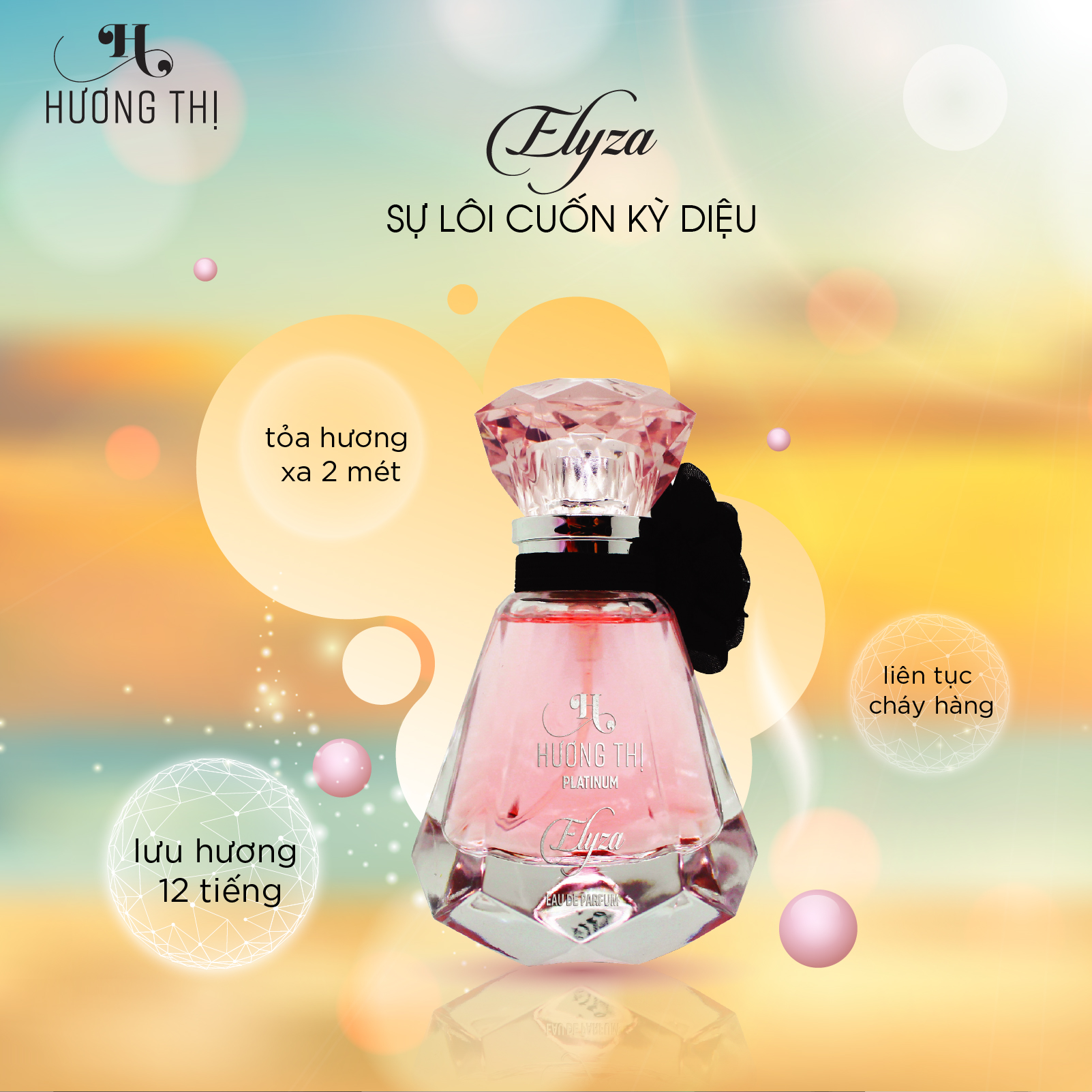 Nước hoa nữ cao cấp Elyza - Hương Thị Platinum 30ml