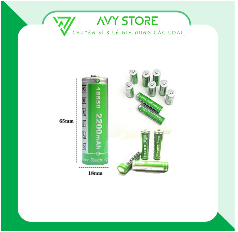 PIN SẠC DP-LI01 2000 MAH ( 18650 3.7V ) HÀNG CHUẨN CAO CẤP ( SD 5H LIÊN TỤC )