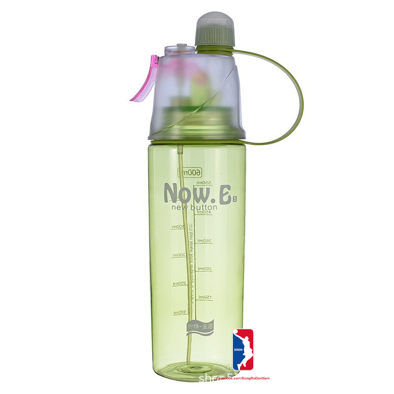 Bình Nước Thể Thao Phun Sương NOW E - 600ml