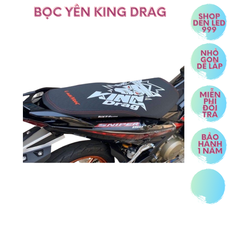 [FREESHIP] Bọc Yên Da Yên Xe Máy Kingdrag