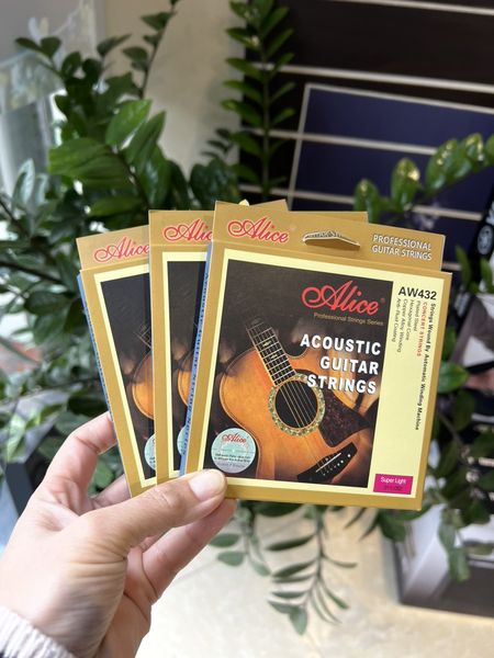 Dây đàn guitar acoustic alice aw432 chính hãng