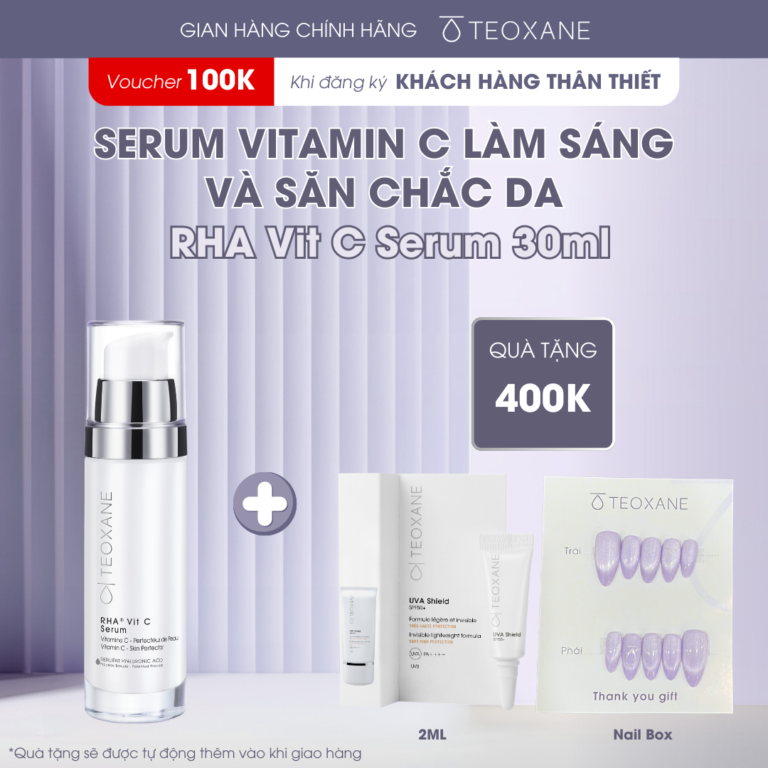 Serum làm sáng và săn chắc da Teoxane RHA VIT C SERUM