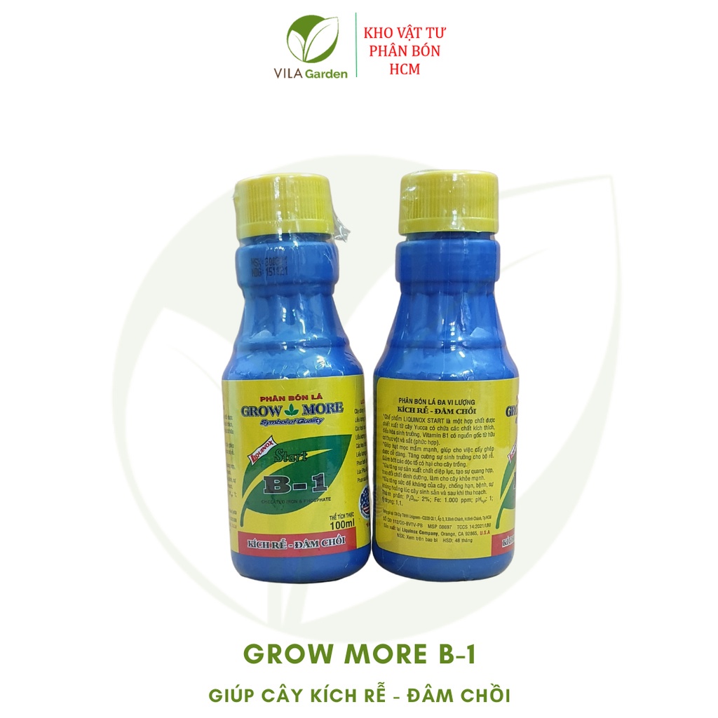 Phân bón lá Growmore Vitamin B1 100ml