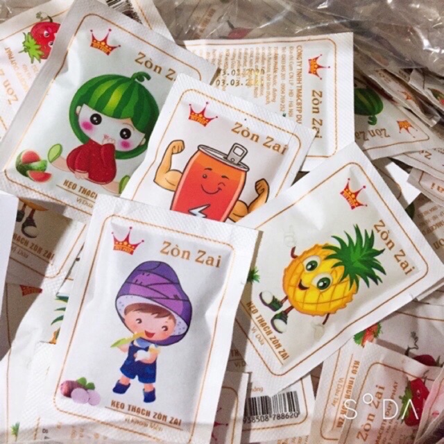 2 Thạch Trái Cây Zòn Zai 400gr