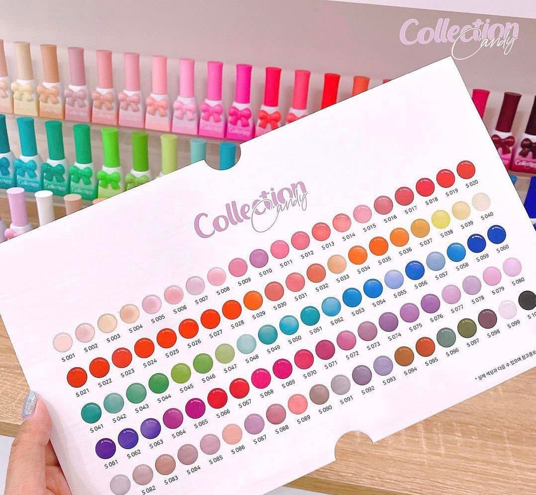 Candy gel  NEW SÉT CANDY GEL KOREA  𝟏𝟎𝟎𝐂𝐎𝐋𝐎𝐑 𝐎𝐏𝐄𝐍 𝐏𝐀𝐂𝐊𝐀𝐆𝐄