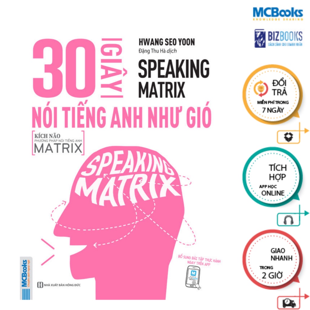 Sách - Speaking Matrix – 30 giây nói tiếng Anh như gió - McBooks