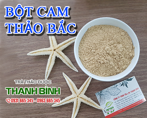 Bột cam thảo bắc 1kg - dược liệu thanh bình