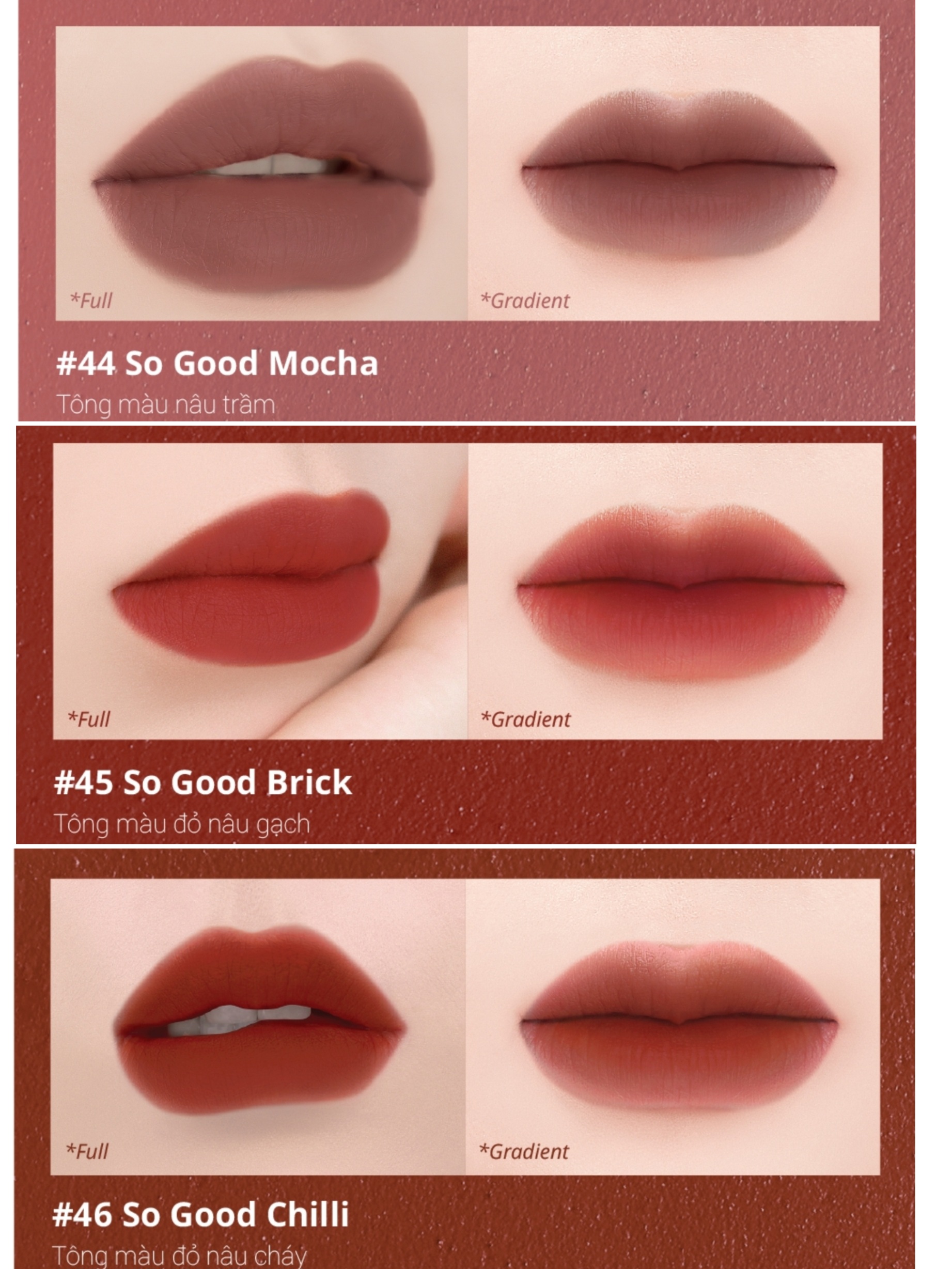 [HCM]Son BBia Last Velvet Lip Tint các version