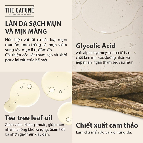 Gel Giảm Mụn Và Thâm Cafuné Essence 15gram