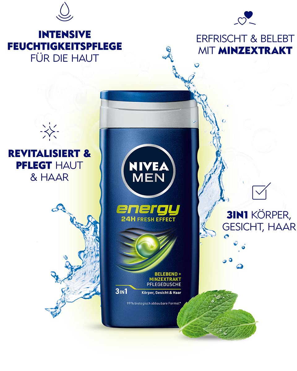 Sữa Tắm Nivea Men 3in1 400ml Hàng Đức