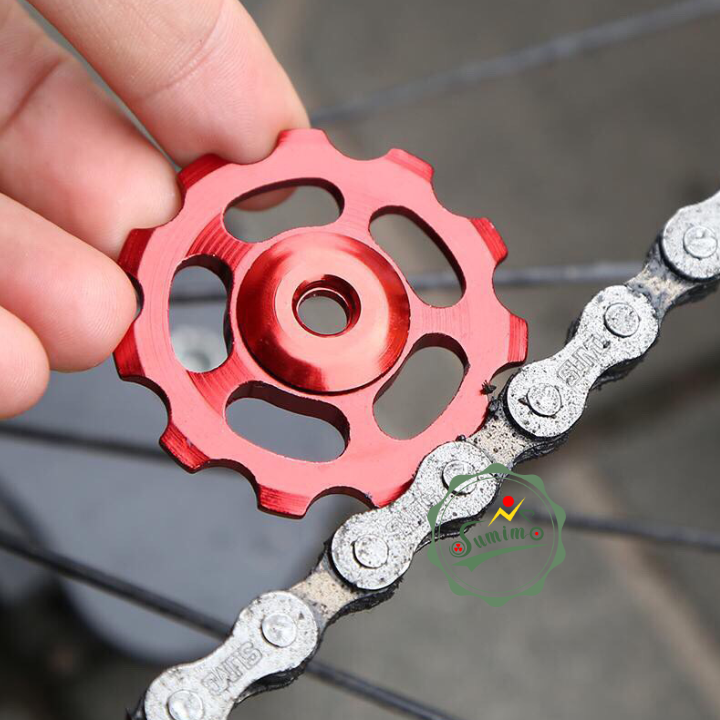 Bánh răng cùi đề 11T nhôm CNC bạc đạn