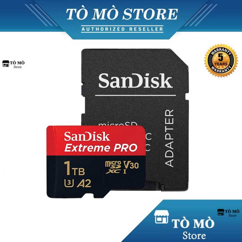 [HCM]Thẻ Nhớ MicroSDXC SanDisk Extreme Pro V30 A2 1TB 170MB/s - Bảo hành 5 năm