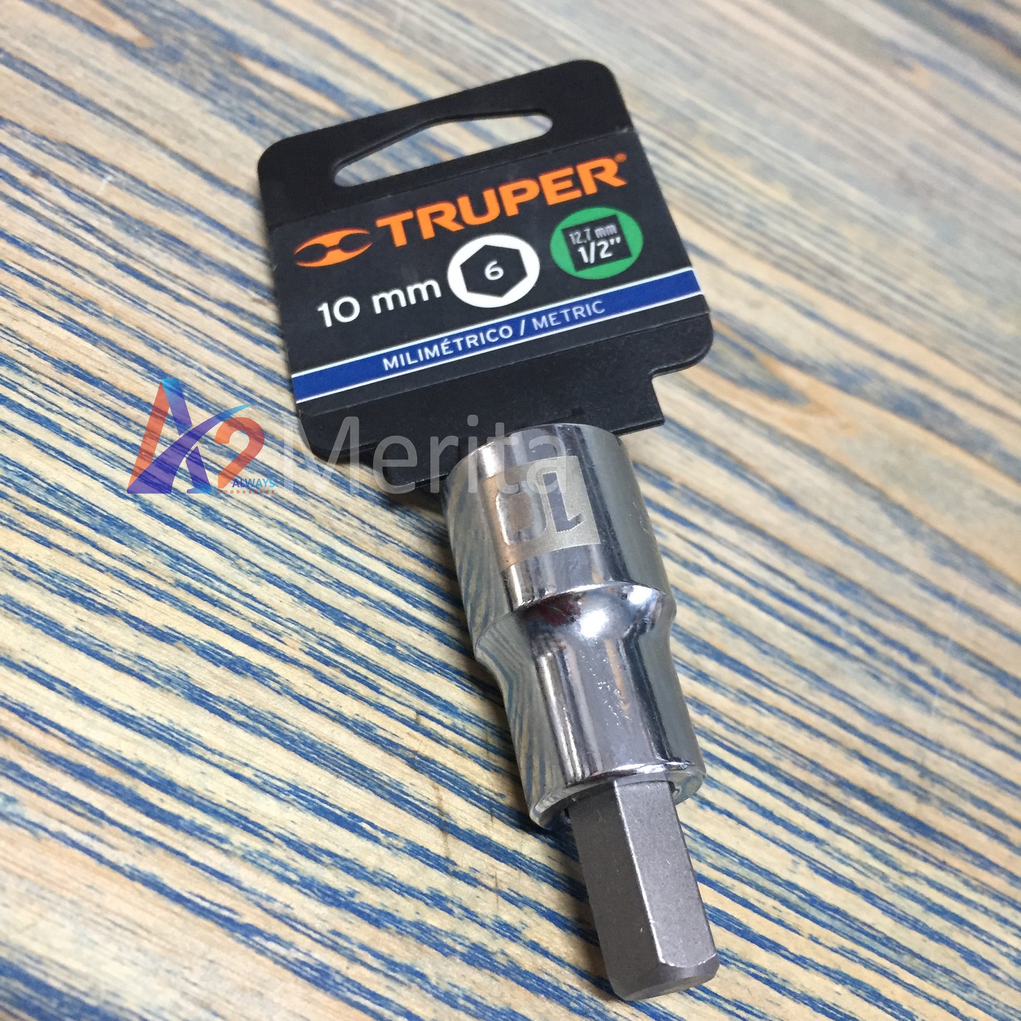 Hexagon Socket Head 10Mm-1/2Inch Truper 13283 (D-1241-10M)