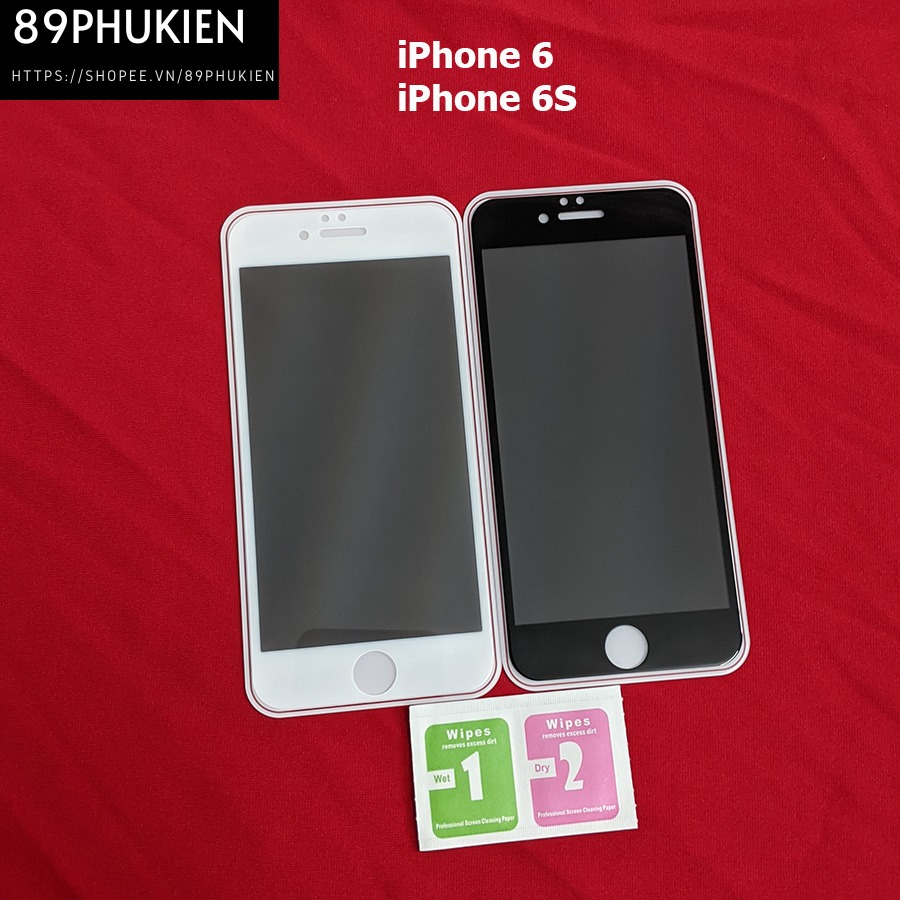 Kính cường lực phủ màn hình chống nhìn trộm iPhone 6 6S
