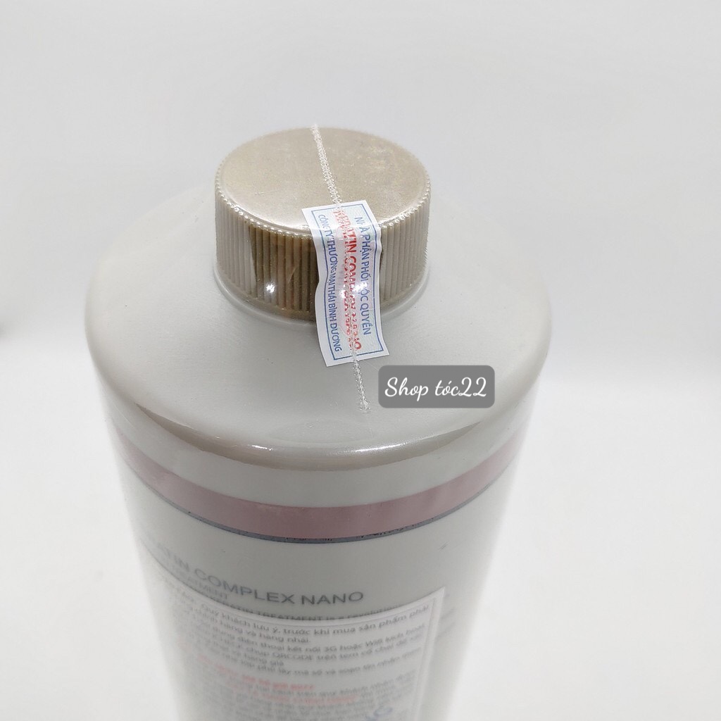 Keratin Complex Nano hàng chuẩn chuyên phục hồi tóc hư nát 1000ml