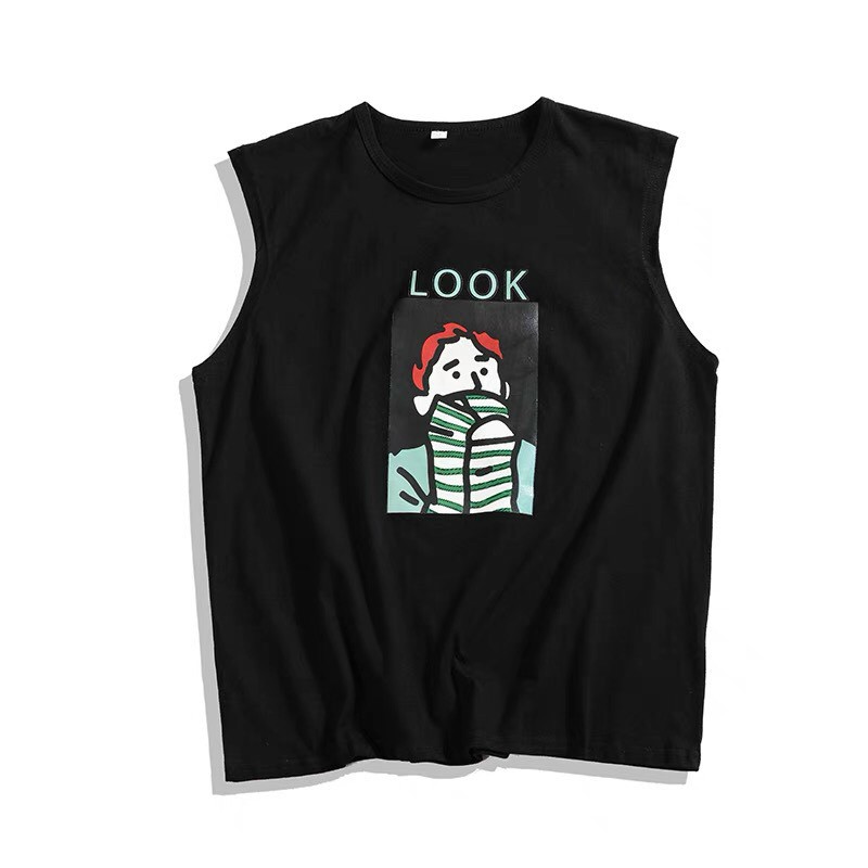 Áo sát nách-áo thun ba lỗ Nam in mặt Người Siêu cute siêu chất-vải cotton mềm mịn thấm hút mồ hôi tốt