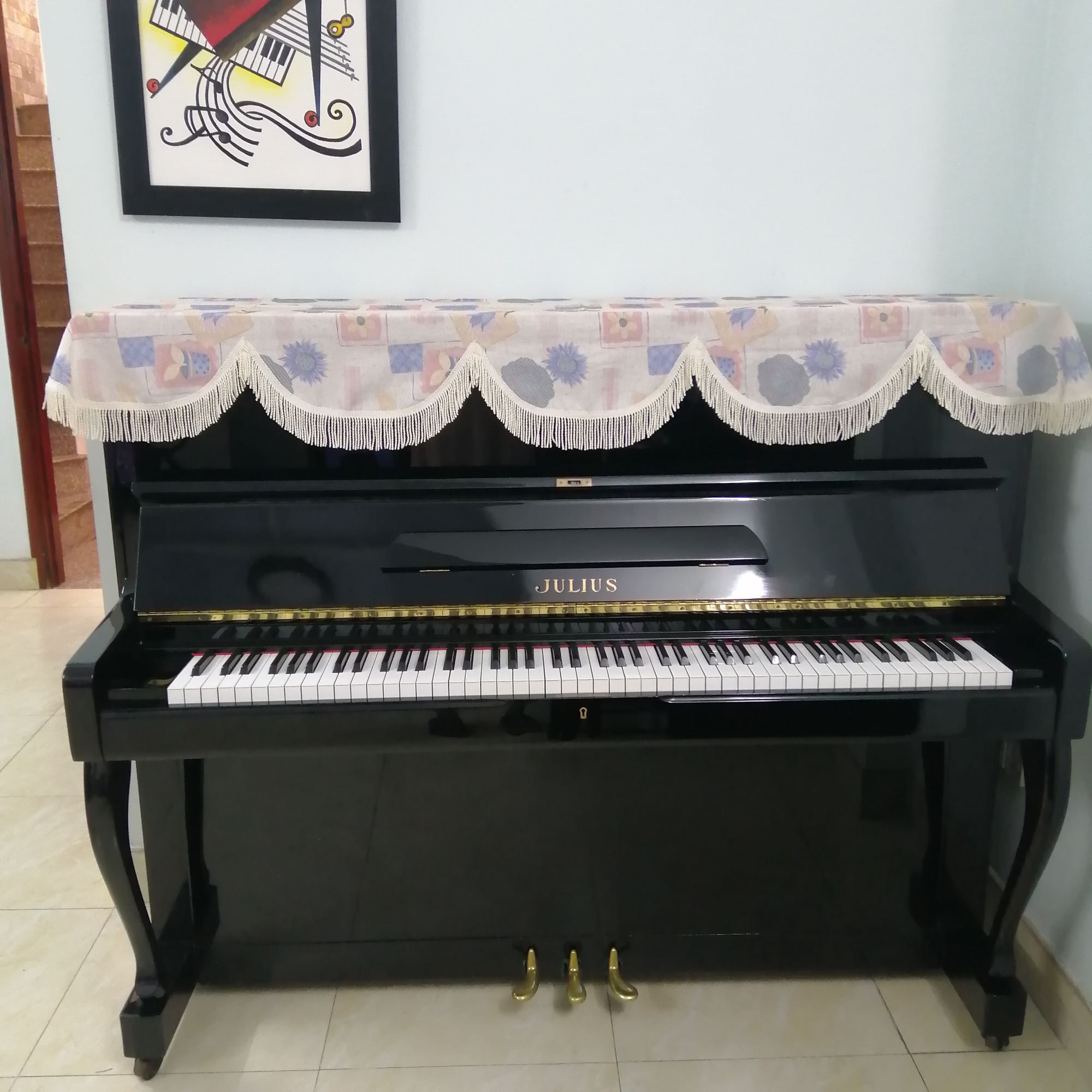 [HCM]Khăn phủ cho đàn Piano cơ Piano điện