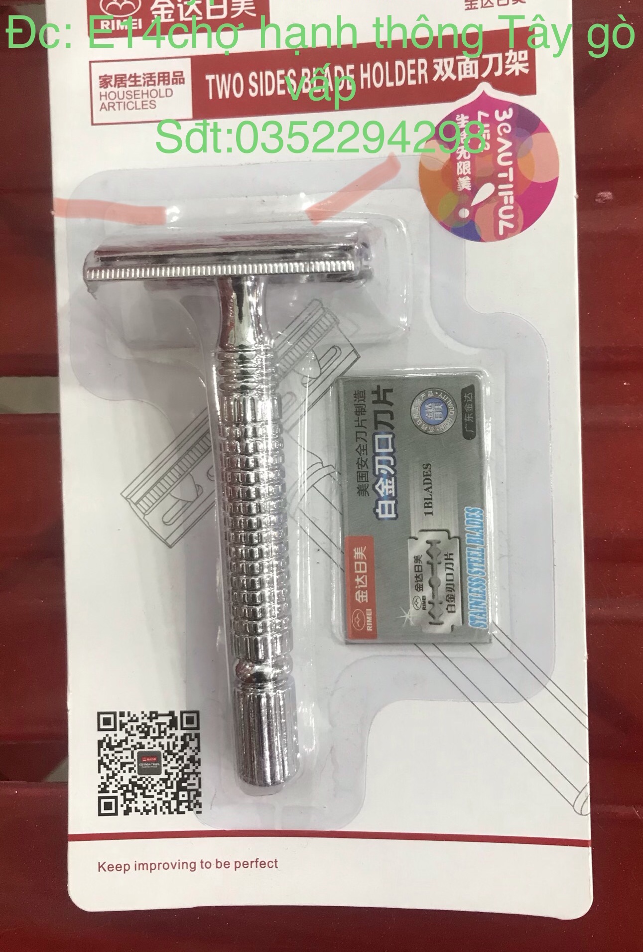 [HCM]Bàn cạo râu thay lưỡi lam