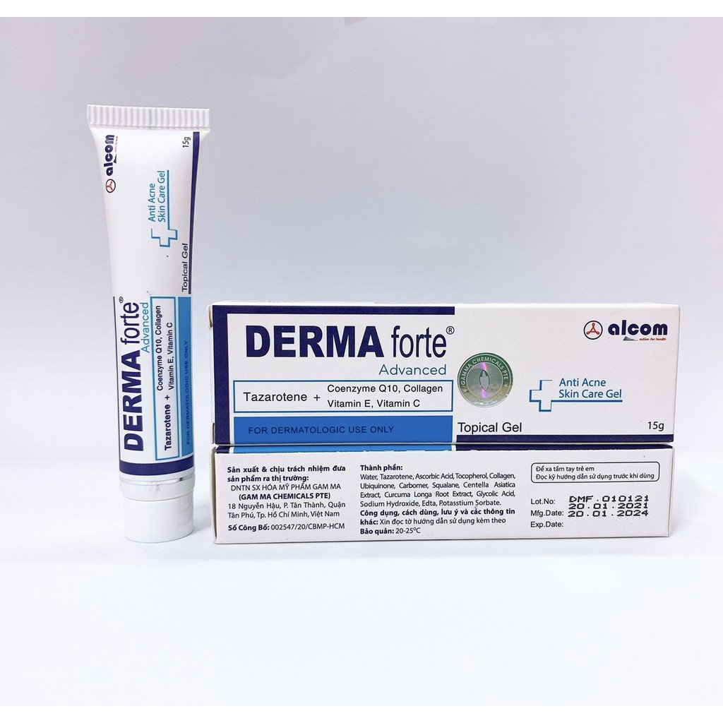 Derma forte Kem trị mụn thâm 15g
