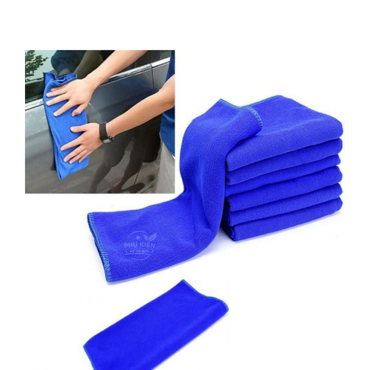 [HCM]Bộ 5 khăn Microfiber lau xe ô tô